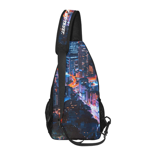 "DREAMS NEVER DIE" (D.N.D.) Graphic Versatile Chest Bag