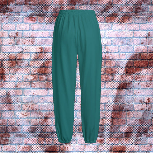 "N96 Neon Graffiti Logo" Fleece Sweatpants (Un’Teal Forever)