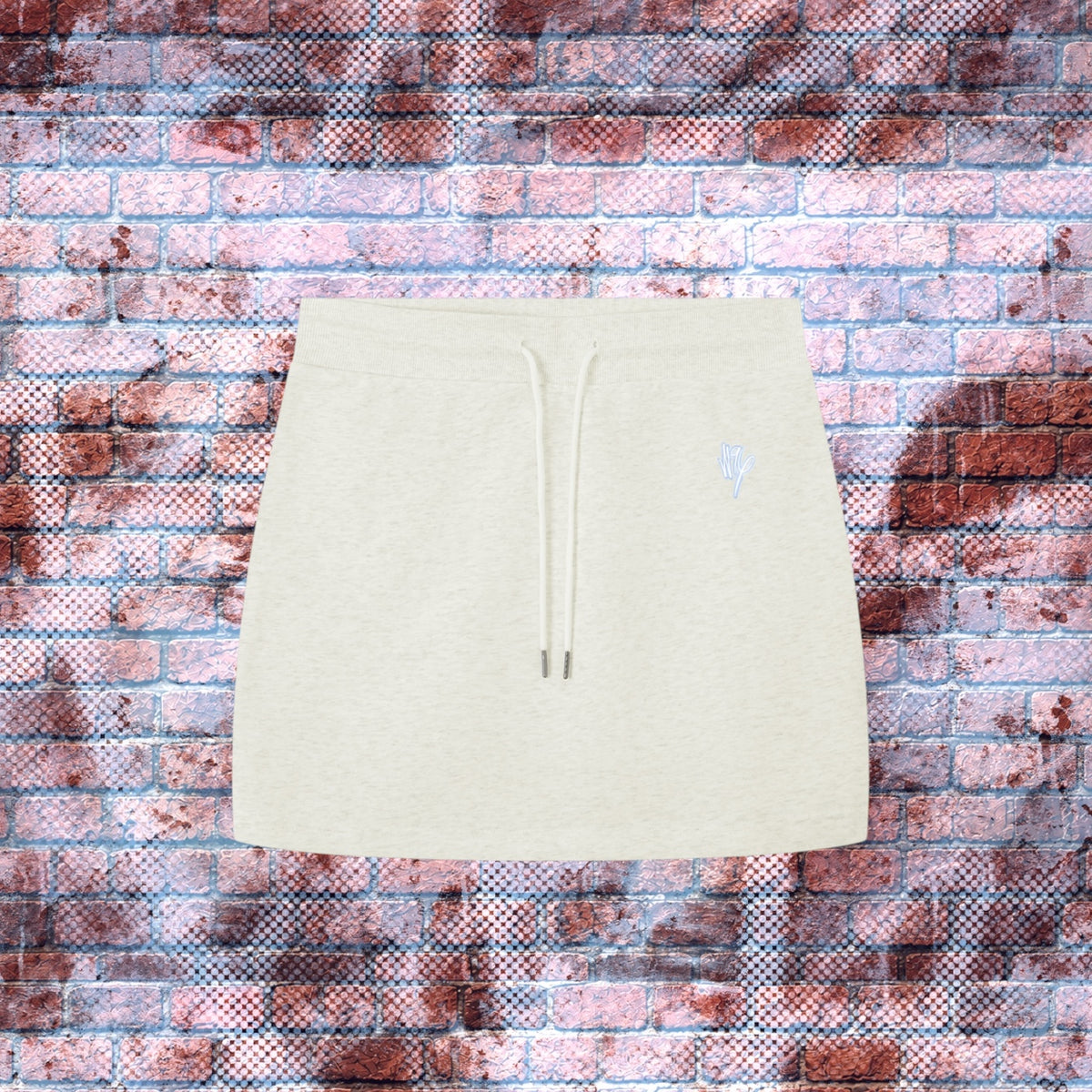 "N96 Neon Graffiti Logo" Essential Drawstring Skirt