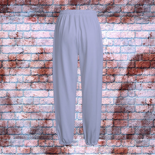 "N96 Neon Graffiti Logo" Fleece Sweatpants (Lavender Lake)