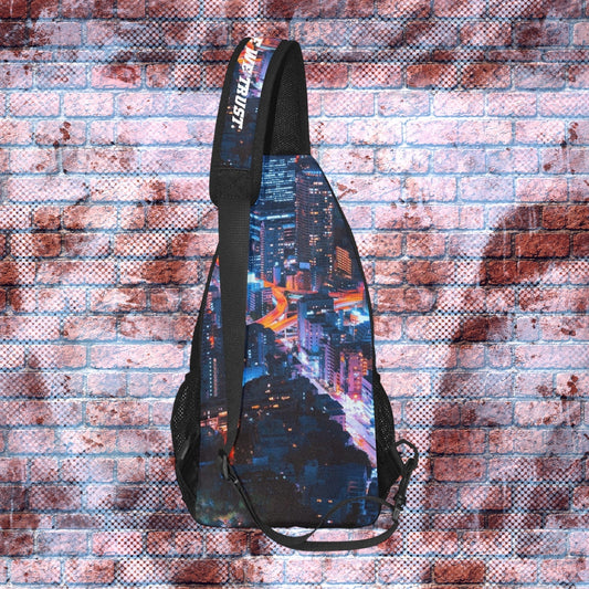 "DREAMS NEVER DIE" (D.N.D.) Graphic Versatile Chest Bag