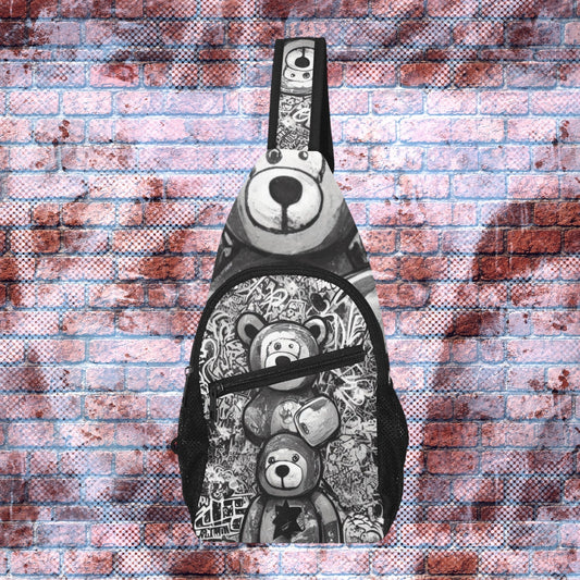"Bearz of Brotherly Love" Graphic Versatile Chest Bag